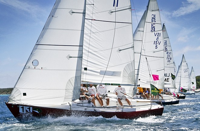 Fleet start, class IC 24 - Rolex International Regatta Day 2 © Rolex/ St Thomas Yacht Club/ Ingrid Abery